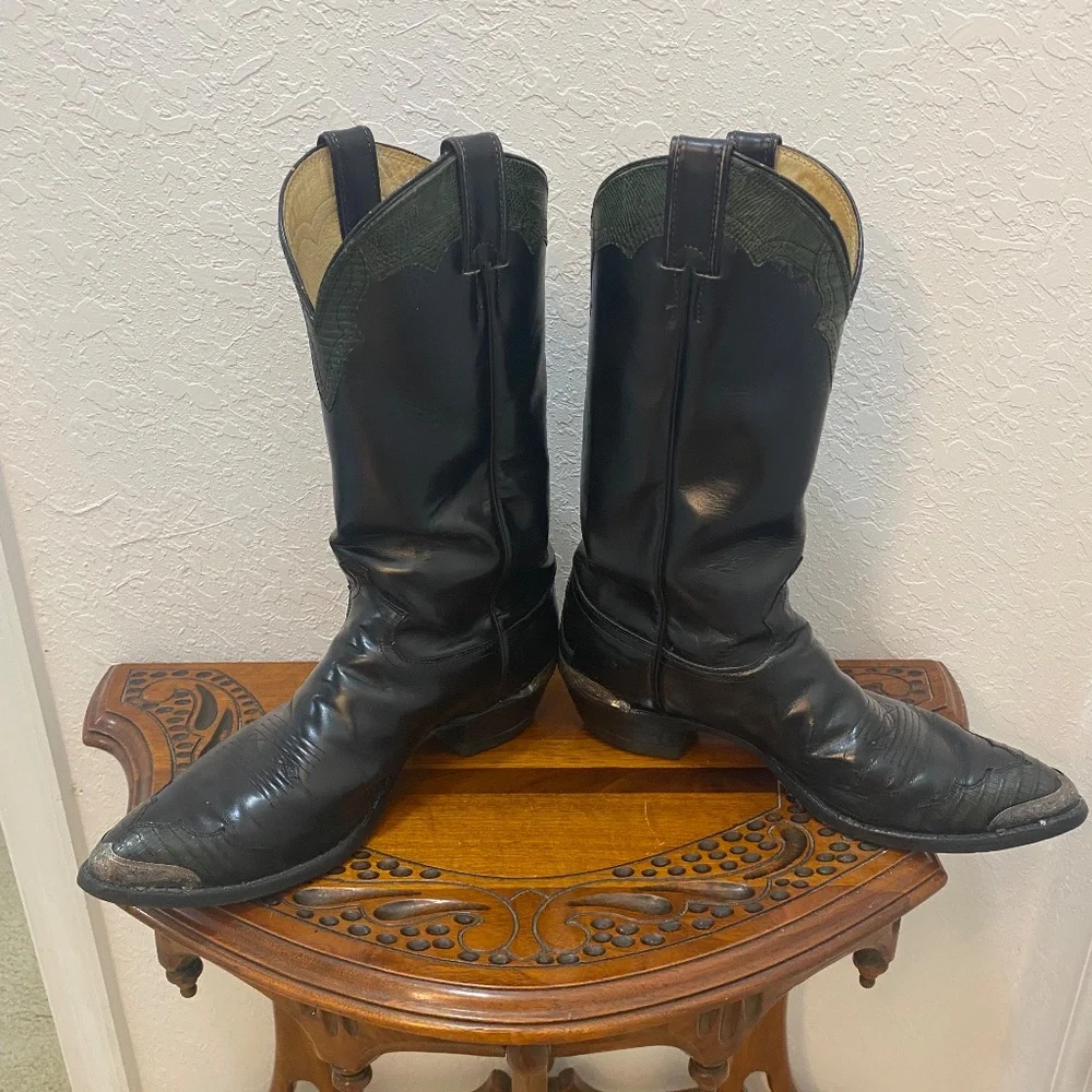 Justin Men's Cowboy Western Boots, Size 10‎